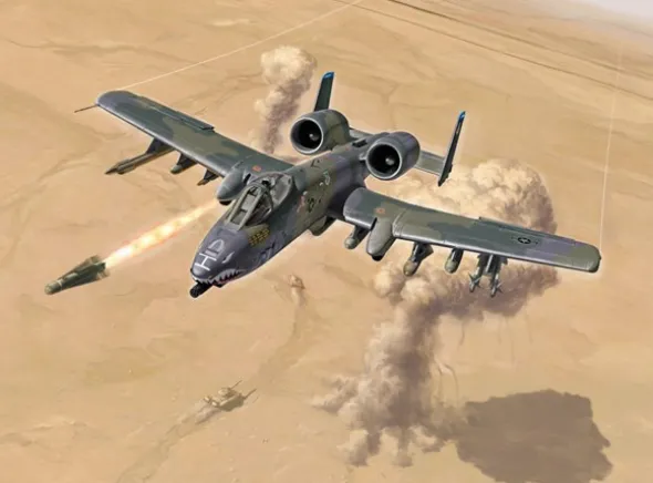 A-10 A/C Thunderbolt II Gulf War