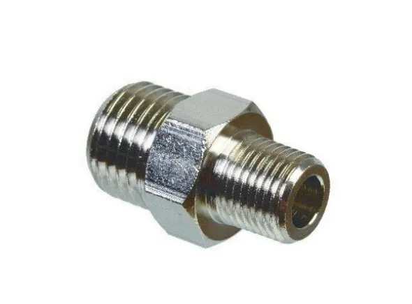 Airbrush Adapter 1/4"male til 1/8" male
