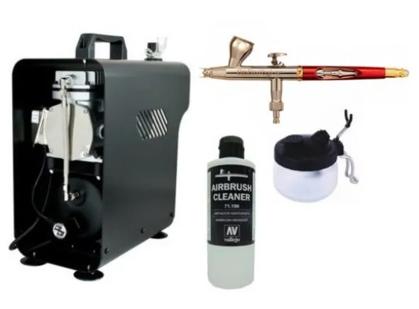 Airbrush Startpakke DETAIL - Komplett