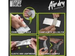 Air Dry Foam Clay 250g - Black