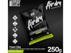 Air Dry Foam Clay 250g - Black