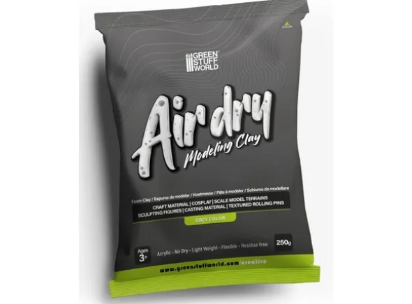 Air Dry Foam Clay 250g - Grey