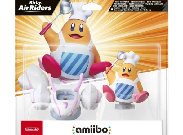 Amiibo Kirby Chef Kawasaki & Hop Star