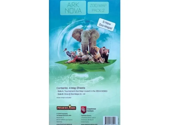 Ark Nova Zoo Map Pack 2 Expansion