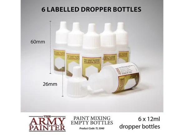 Army Painter Paint Mixing Empty Bottles