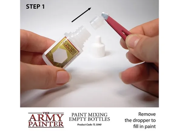 Army Painter Paint Mixing Empty Bottles