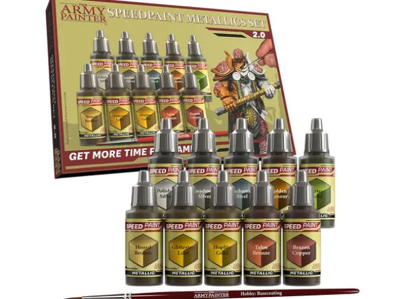 Army Painter Speedpaint Metallic Set 2.0
