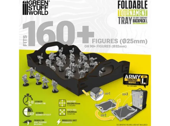 Army Transport Backpack Foldable Tray