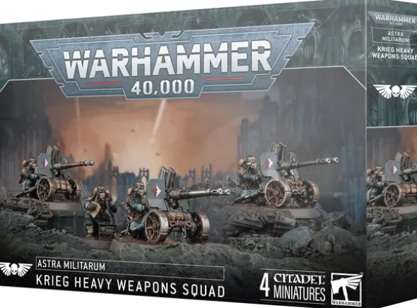 Astra Militarum Krieg Heavy Weapon Squad