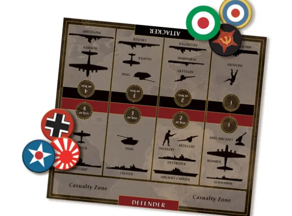 Axis & Allies Anniversary Ed Brettspill