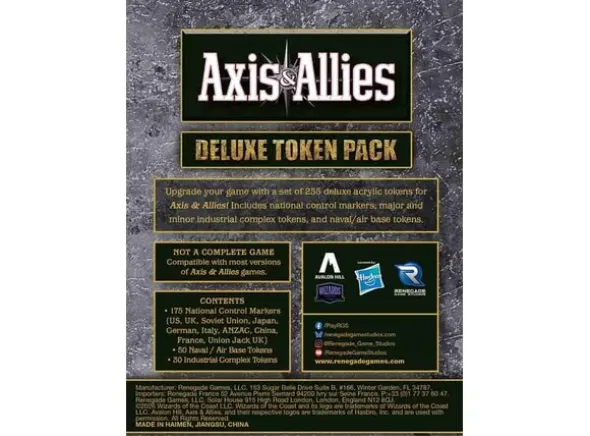Axis & Allies Task Token Pack Set