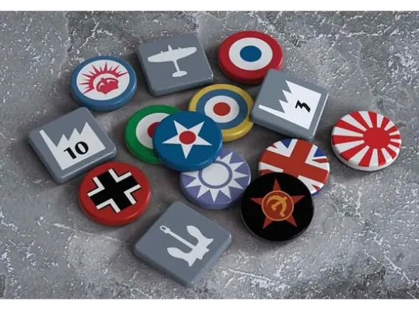 Axis & Allies Task Token Pack Set