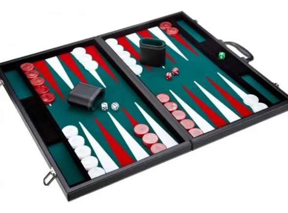 Backgammon Komplett 45 cm Tournament