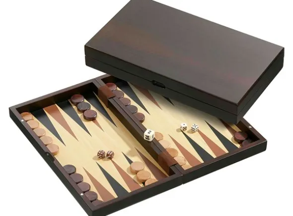 Backgammon Komplett i tre 39 cm
