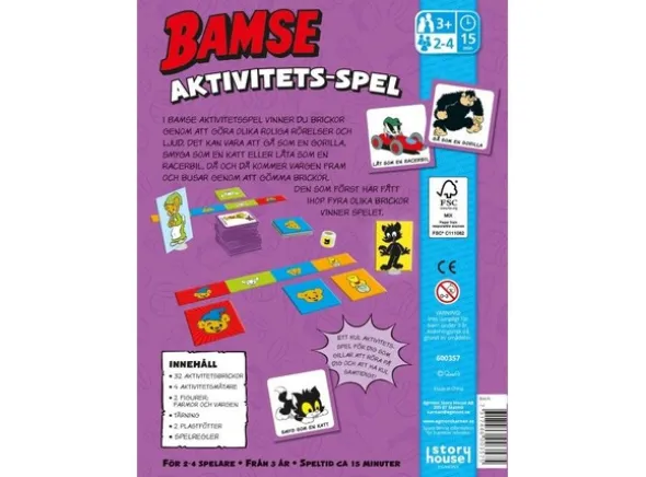 Bamse Aktivitetsspel - SVENSK