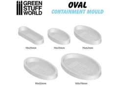 Bases Containment Moulds Oval x5