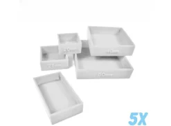 Bases Containment Moulds Square x5