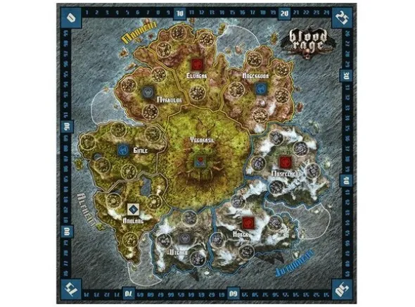 Blood Rage 2nd Edition Brettspill