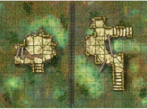 Book of Battle Mats BIG Wrecks/Ruins