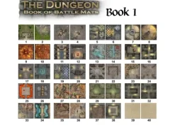 Book Of Battlemats DUNGEON - 80 sider
