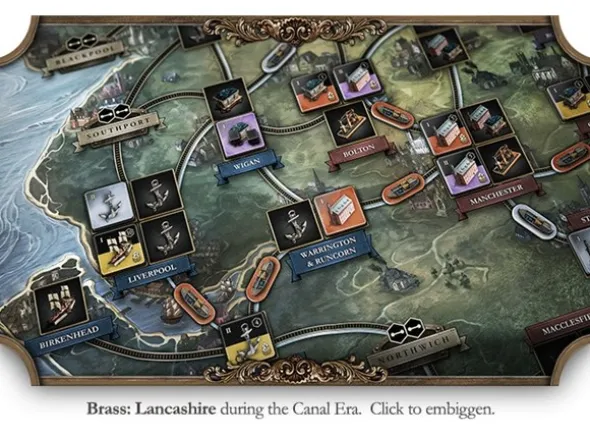 Brass Lancashire Brettspill