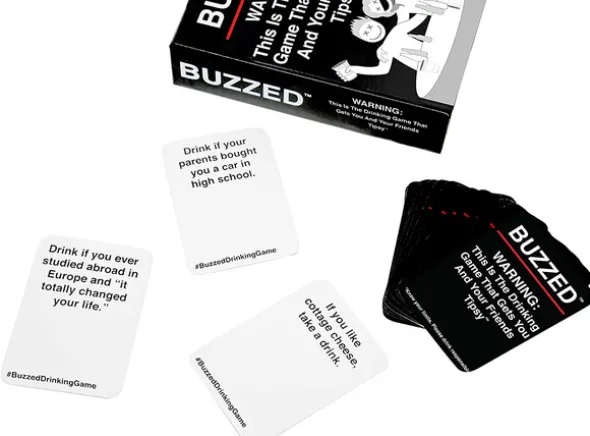 Buzzed Drinking Game Kortspill