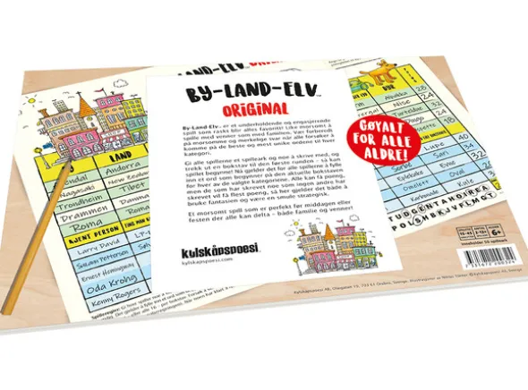 By Land Elv Original Brettspill