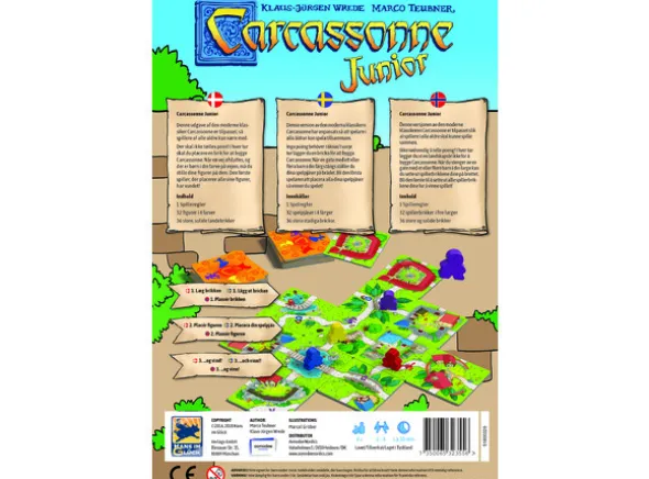 Carcassonne Junior Brettspill - Norsk