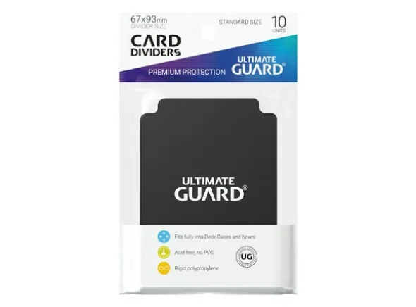 Card Dividers x10 Svart