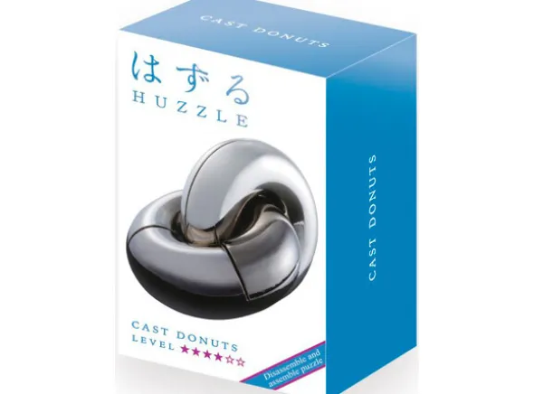 Cast Puzzle 4/6 Donut Hjernetrim metall