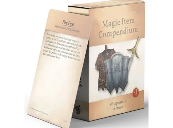 D&D Cards Magic Item Compendium Weapons