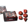 D&D Dragon Scale Silicone Dice Set RED