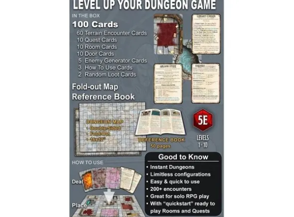 D&D 5E Dungeon Designers Deck