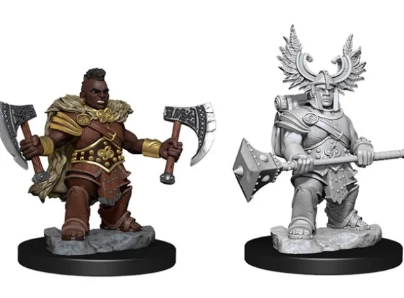 D&D Figur Frameworks Dwarf Barbarian