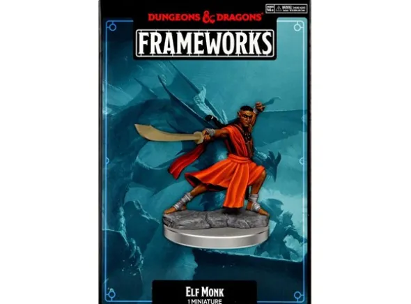 D&D Figur Frameworks Elf Monk Male