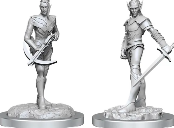 D&D Figur Nolzur Drow Fighters