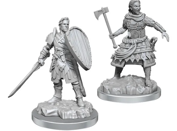 D&D Figur Nolzur Human Fighters