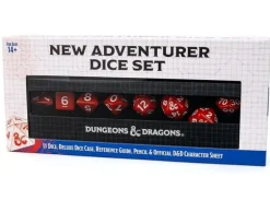 D&D New Adventurer Dice Set - Red