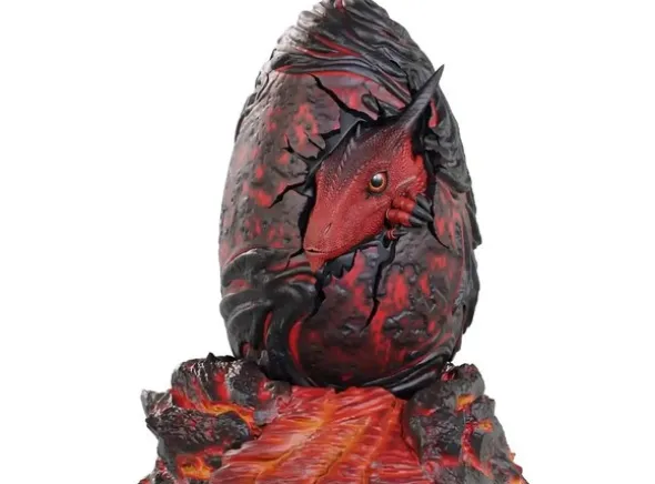 D&D Replica Statue Red Dragon Egg