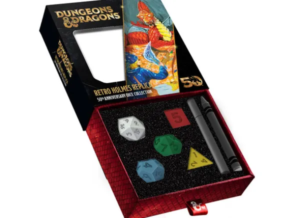 D&D Retro Holmes Replica Dice Set