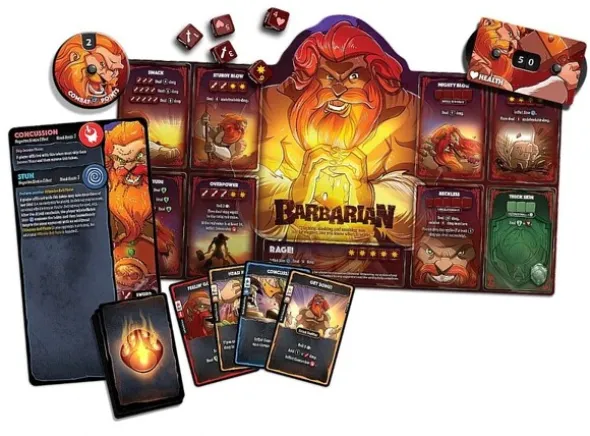 Dice Throne Barbarian Hero Pack