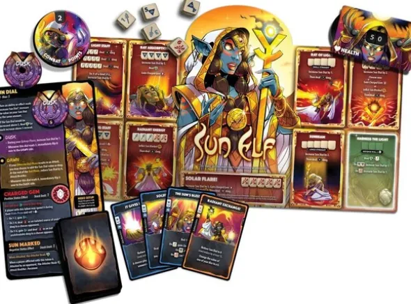 Dice Throne Sun Elf Hero Pack
