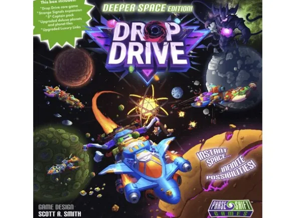 Drop Drive Deeper Space Ed Brettspill