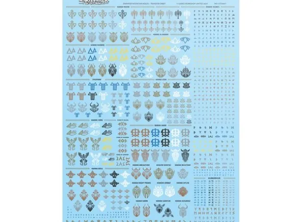 Dwarfen Mountain Holds Transfer Sheet
