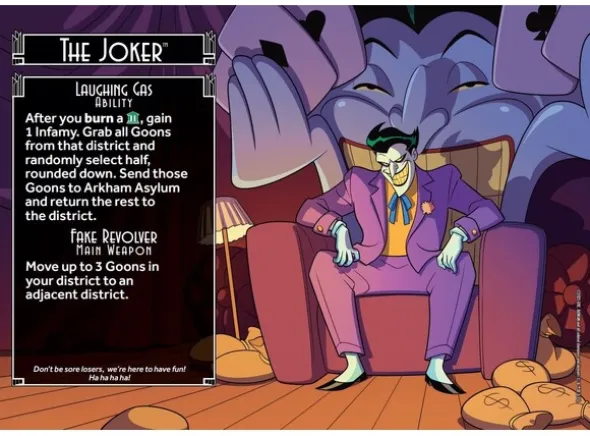 Enemies of Gotham City Brettspill