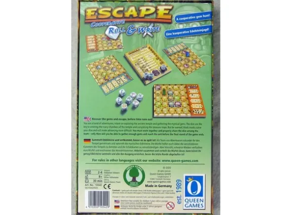 Escape Roll & Write Brettspill