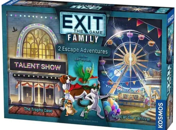 EXIT Family The Trophy Heist Brettspill
