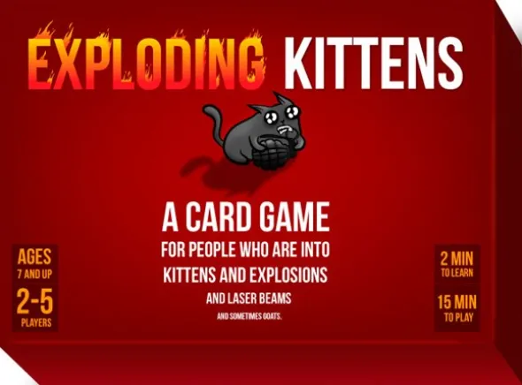 Exploding Kittens Kortspill - Norsk