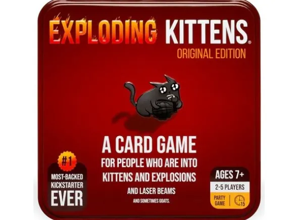 Exploding Kittens Tin Kortspill