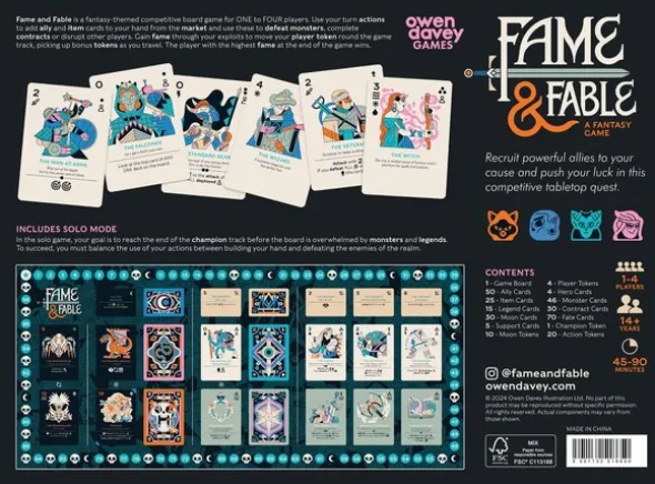 Fame and Fable Brettspill